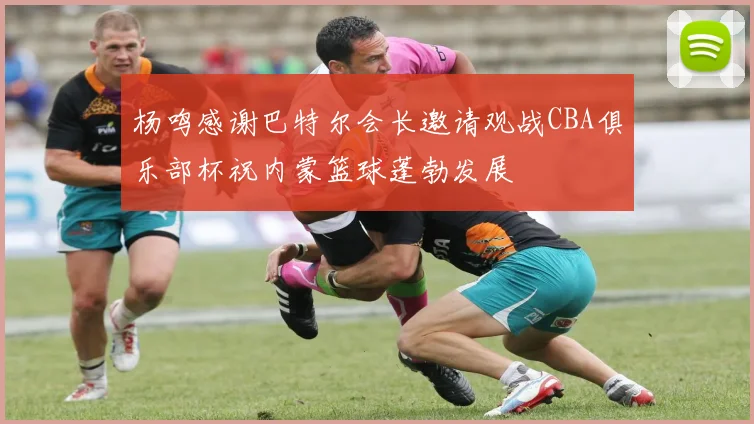 杨鸣感谢巴特尔会长邀请观战CBA俱乐部杯祝内蒙篮球蓬勃发展